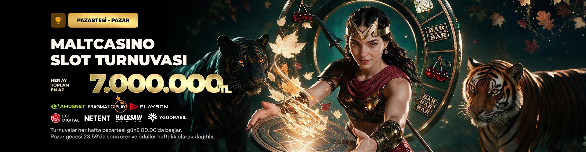 Haftalık slot turnuvası