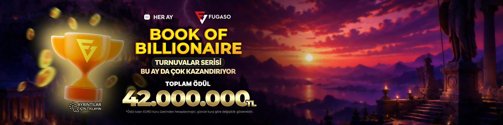 FUGASO BOOK OF BILLIONAIRE TURNUVA SERİSİ